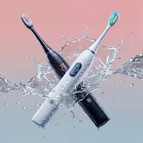 LUXE Smart Sonic Toothbrush with replacement heads